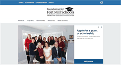 Desktop Screenshot of foundationforfortmillschools.org